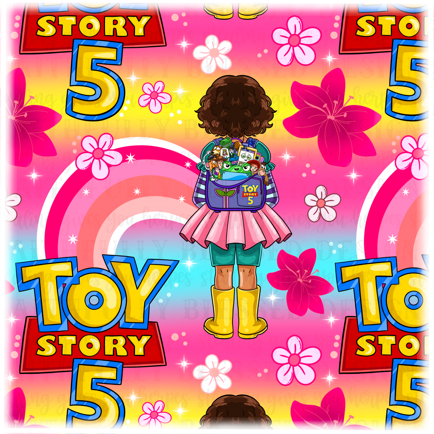 TS5 rainbow seamless | Digital download