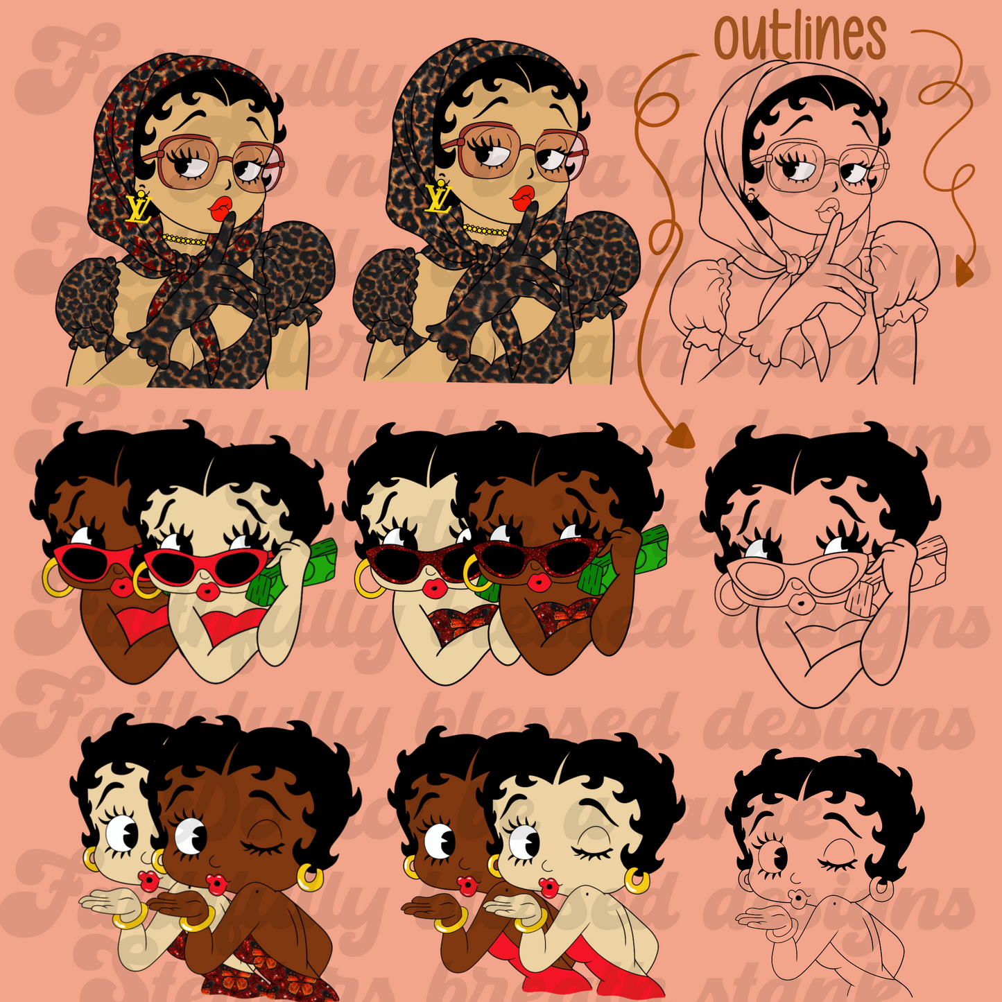 Boop CLIPART bundle
