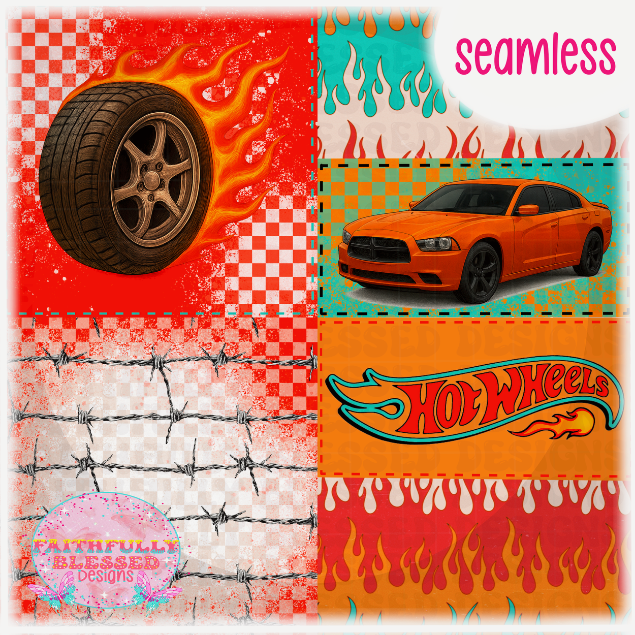Cars Patchwork