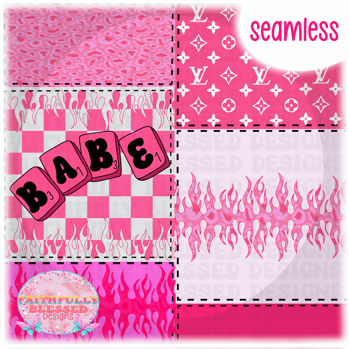 Babe Patchwork Seamless