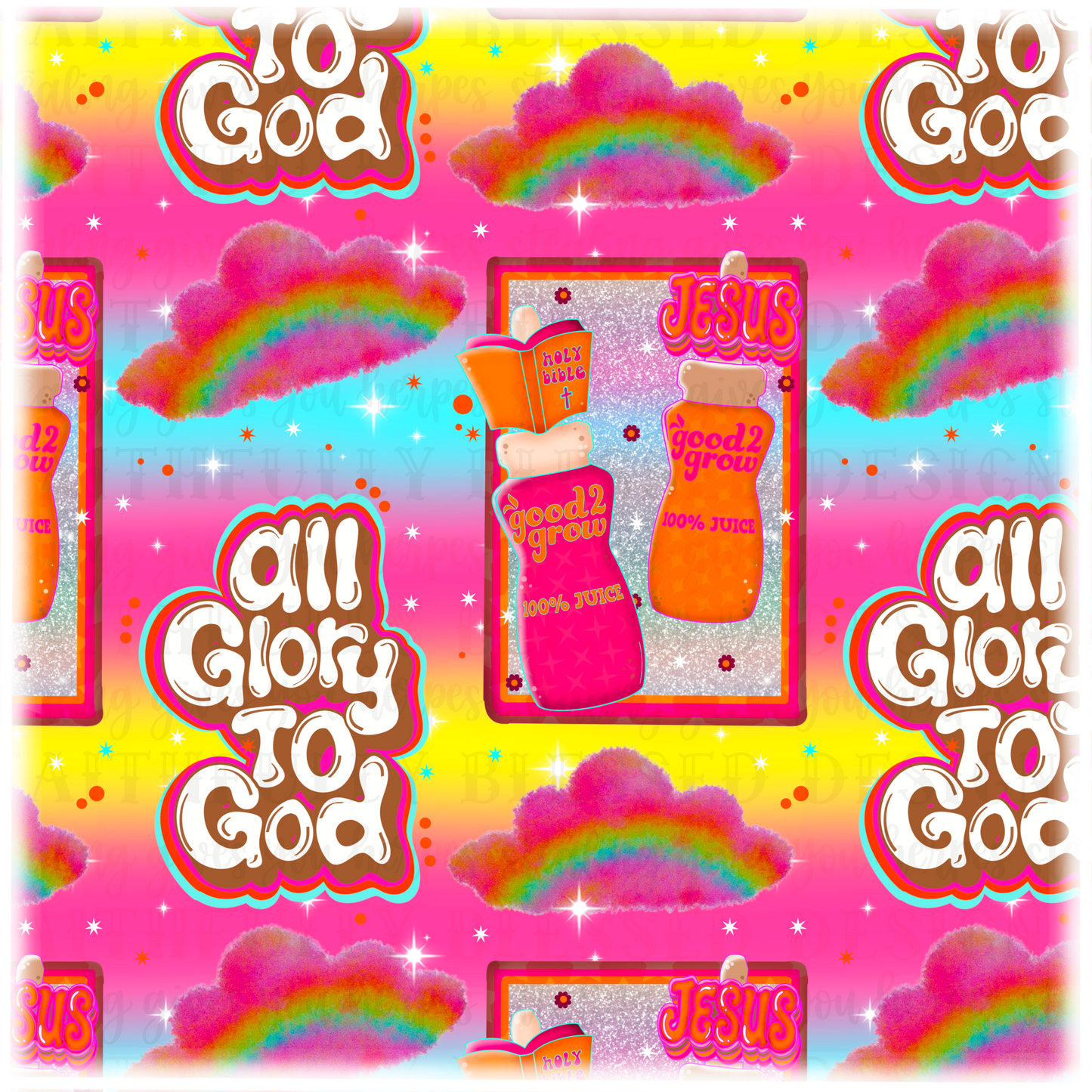 All glory to God | Seamless digital download