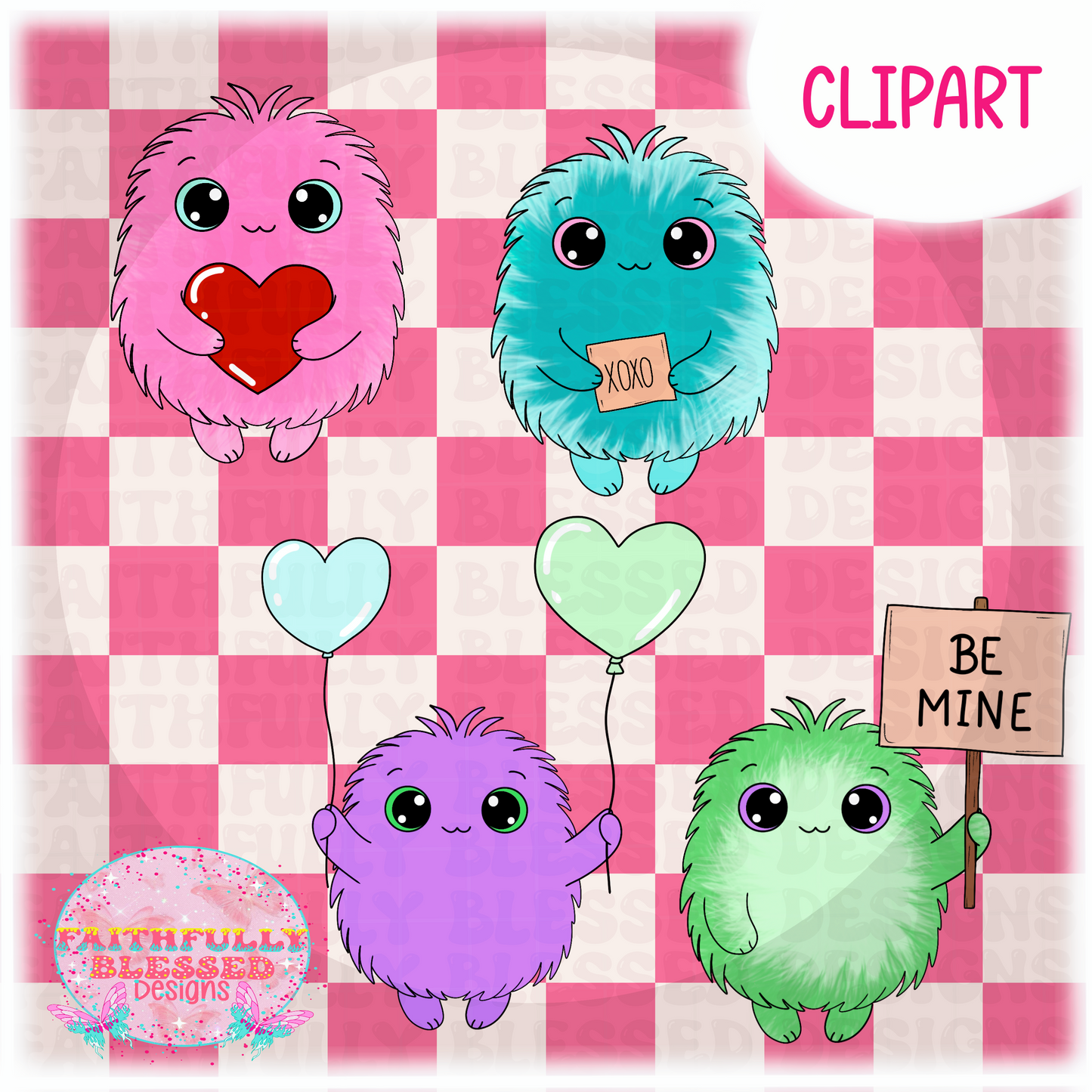 Love Monsters CLIPART