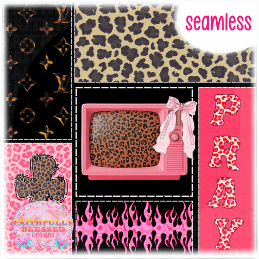 Faith cheetah seamless