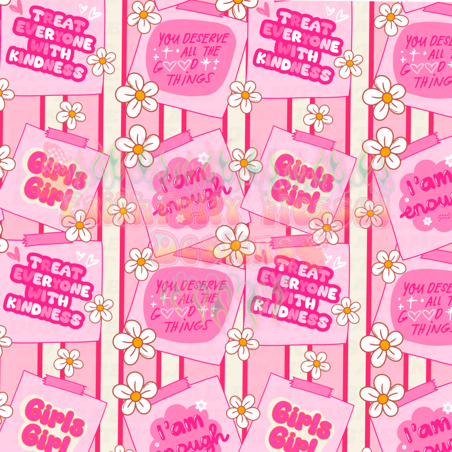 Girls Affirmation Seamless