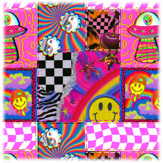 Checkered dopamine seamless
