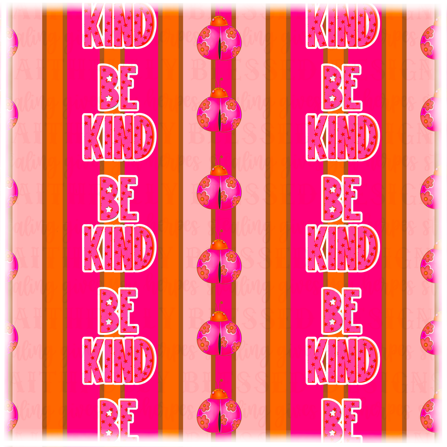 Be kind lady bugs seamless | digital download