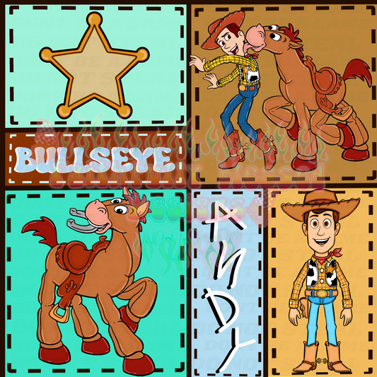 Horse & Cowboy Seamless