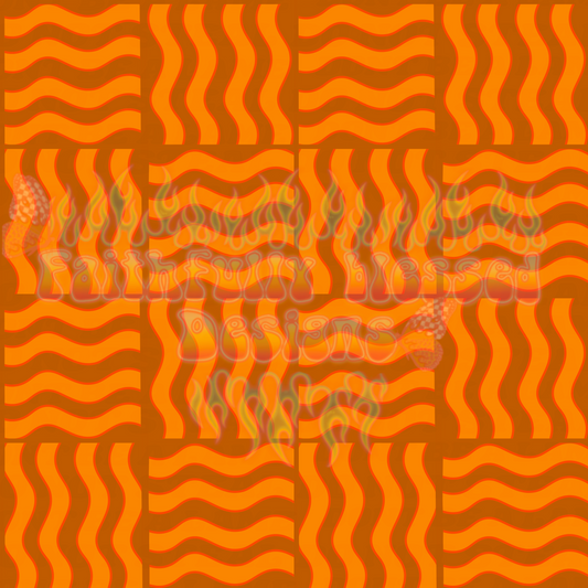 Retro groovy Seamless 2