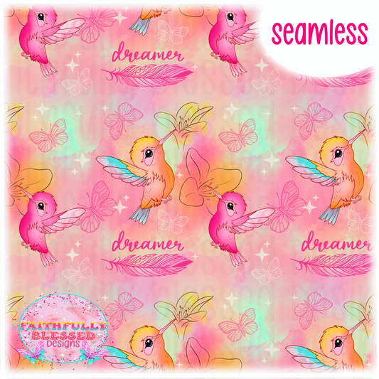 Humming Birds Seamless