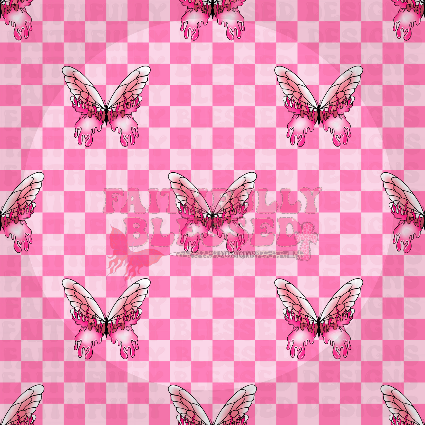 Drippy Butterfly Seamless
