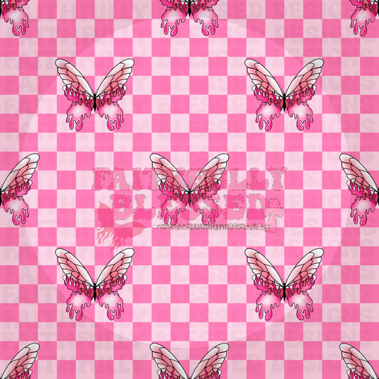 Drippy Butterfly Seamless