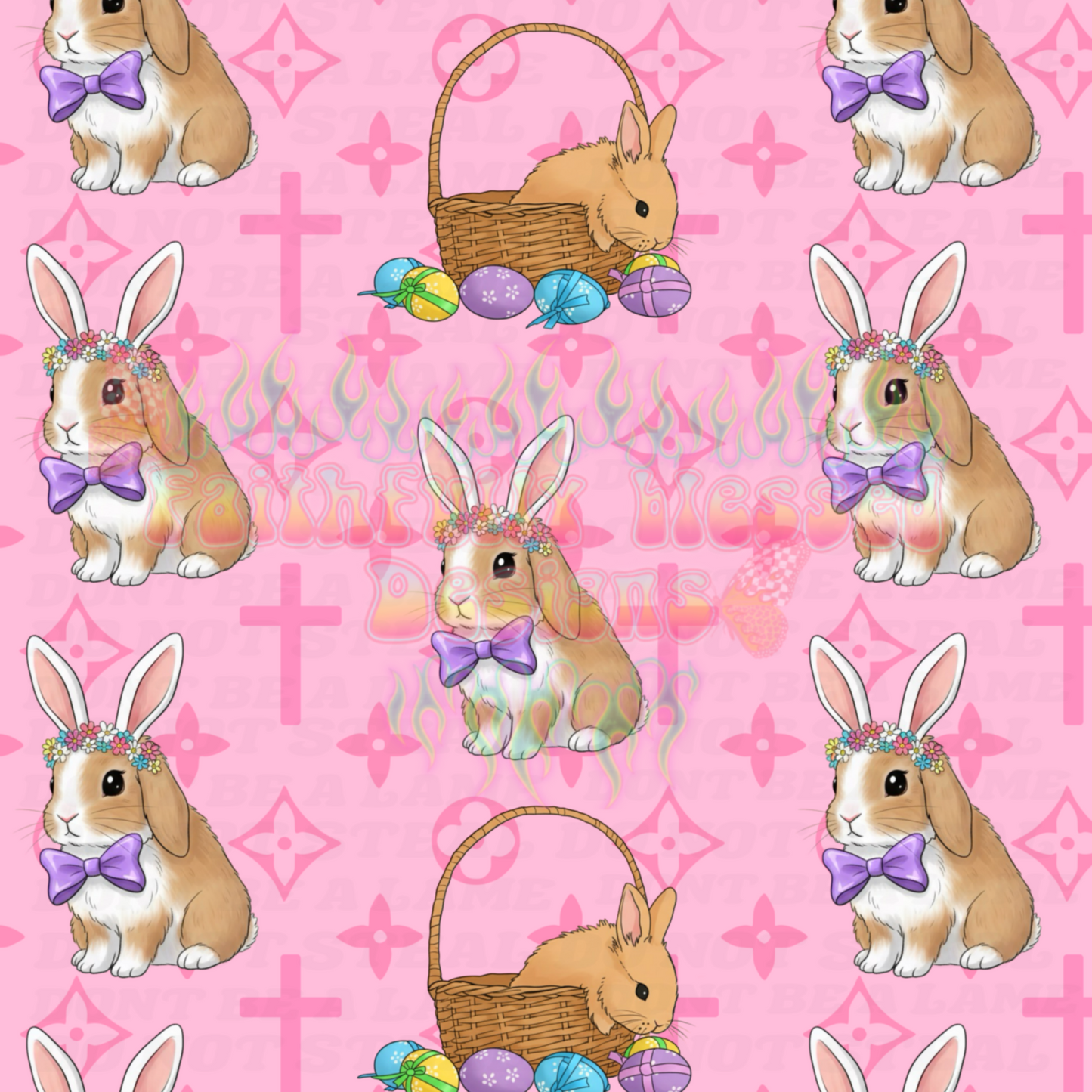 Boujee Easter seamless