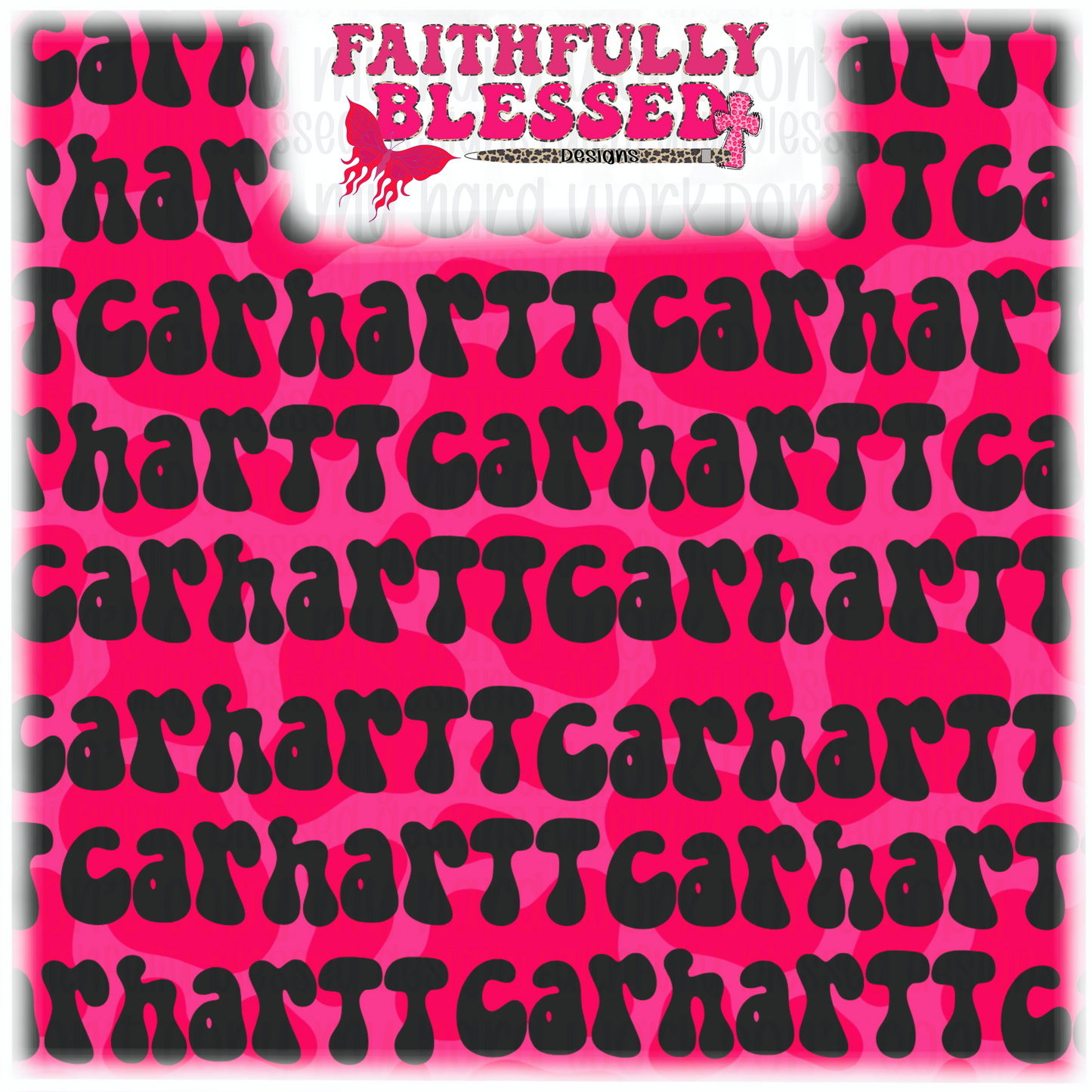 Cow print carhartt seamless