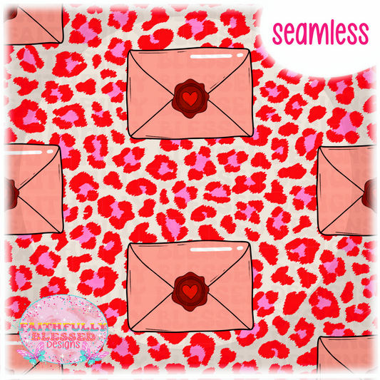 Valentines Cheetah Seamless