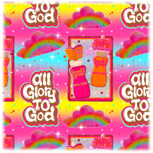 All glory to God | Seamless digital download
