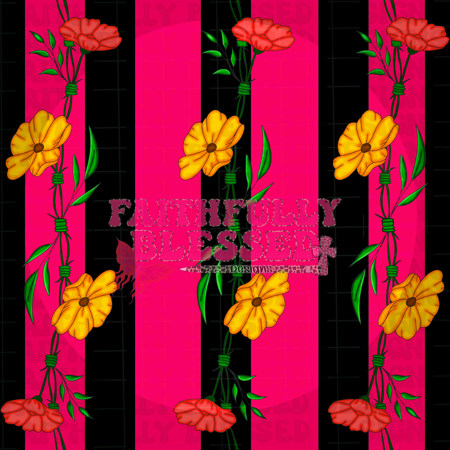 Flowers seamless