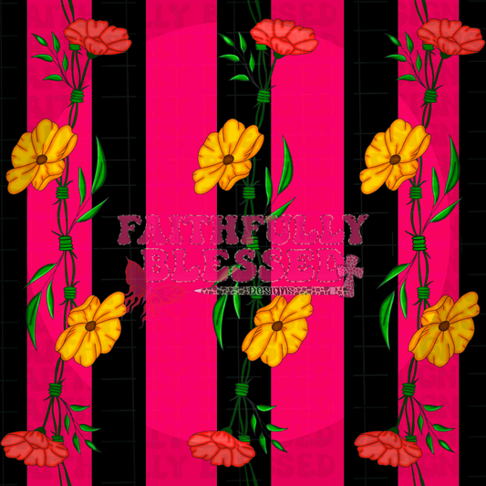 Flowers seamless