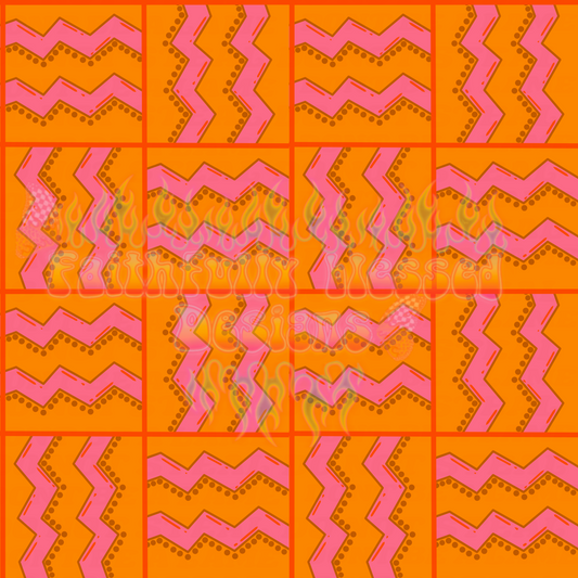 Retro groovy lines Seamless