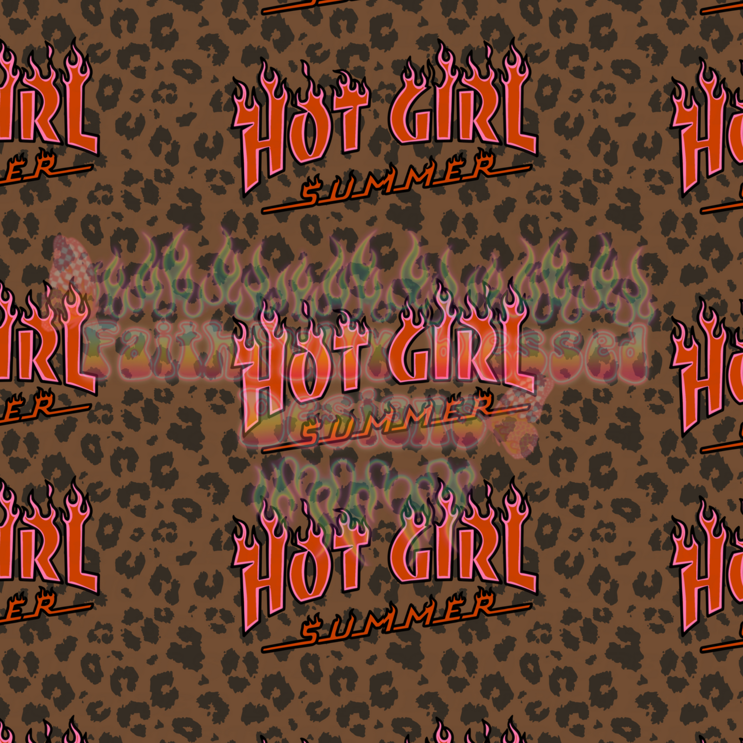 Hot girl cheetah Seamless