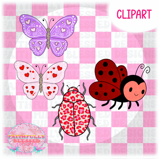 Love Bugs CLIPART