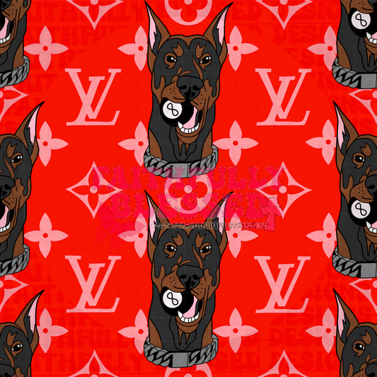 Doberman boujee Seamless
