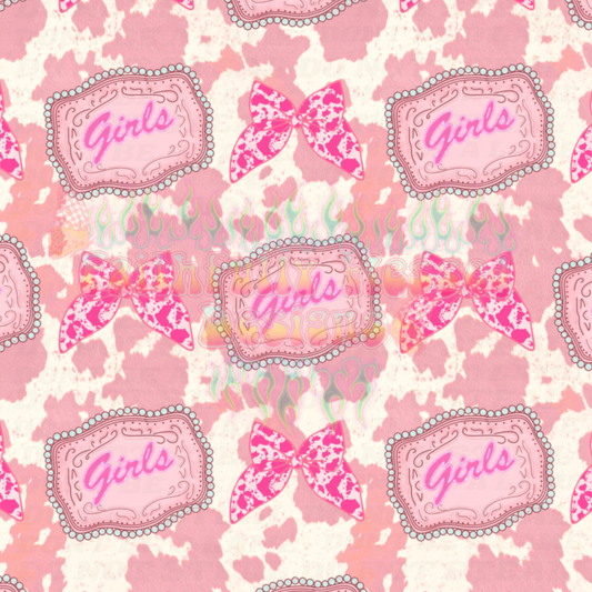Girls Cow print Seamless