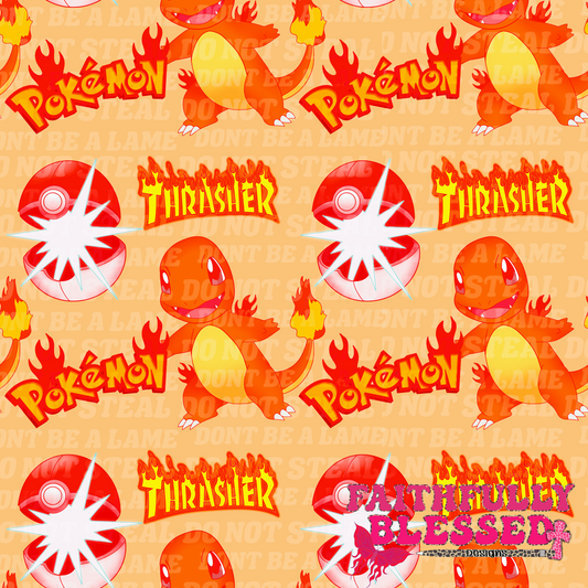 Fire Poké Seamless